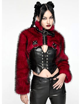 Veste Boléro gothique PUNK RAVE 'Baiser de sang'