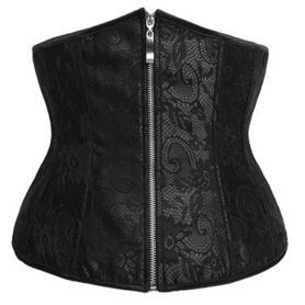 Serre-taille gothique noir