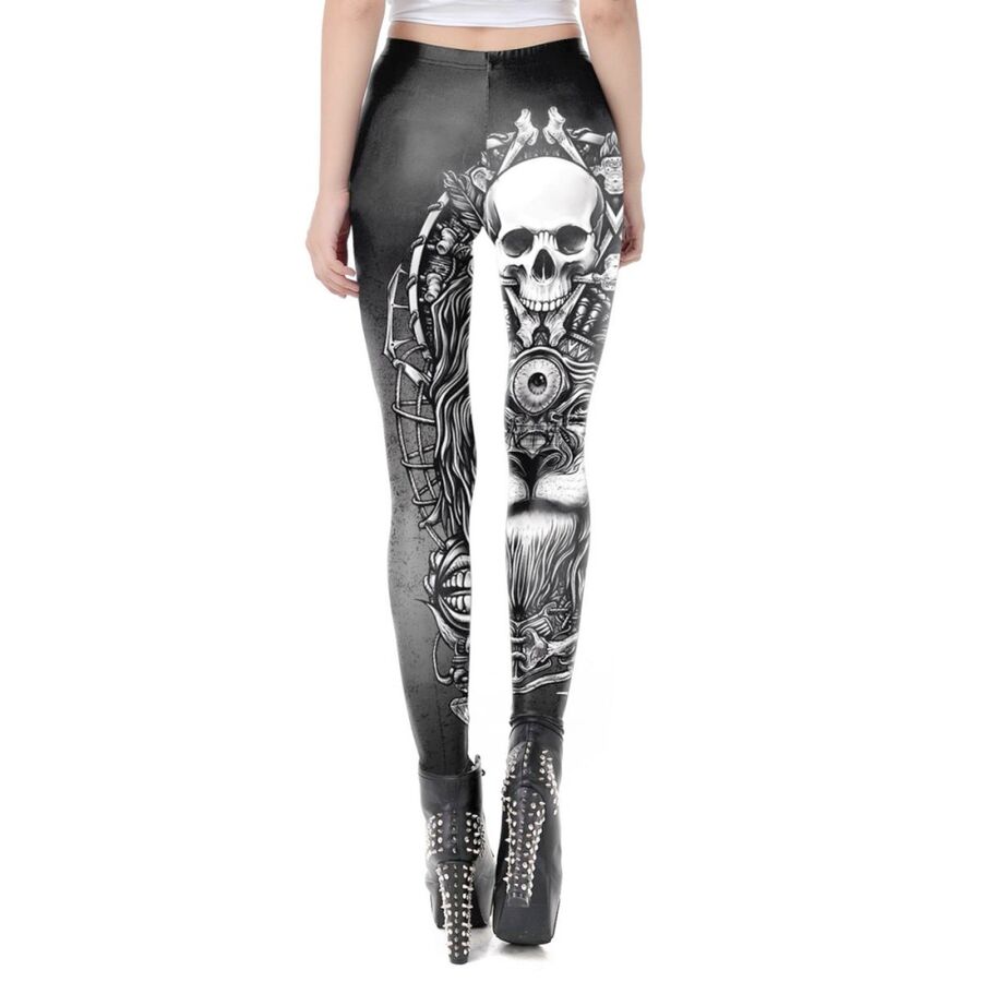 photo n°3 : Leggings OCULTICA 'skull'