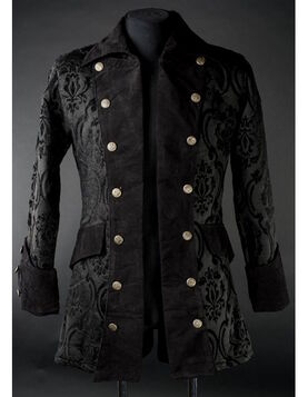 Veste Victorienne Pirate 'Souverain des Brumes'