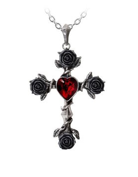 Pendentif ALCHEMY GOTHIC 'black rosifix'