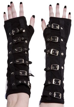 Mitaines gothique HS 'buckle destructor'