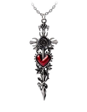 Collier gothique Croix du Baiser Obscur - Alchemy Gothic