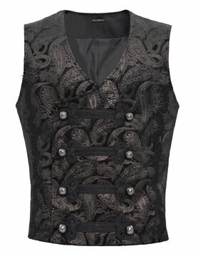 Gilet victorien DEVIL FASHION 'Jarlath'