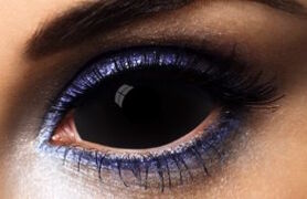 Lentilles Sclera 22mm 1 an Noires Fashion Lentilles