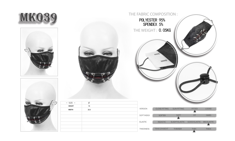 photo n°4 : Masque gothique réutilisable