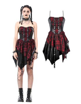 Robe Punk Gothique 'Inked Rebel' Dark In Love