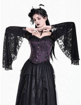 Corset Gothique Violet Dark Heiress - Dark in Love