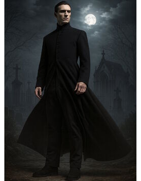 Long manteau gothique 'Neo Reloaded' Discobole