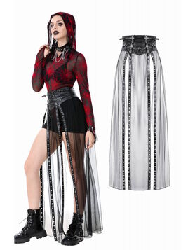 Jupe Longue Insurrection Noire - Dark in Love