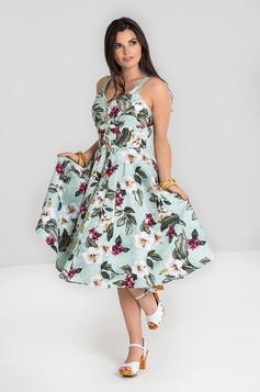 Robe pin-up HELL BUNNY 'tahiti'