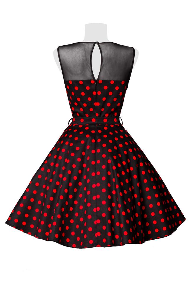 photo n°5 : Robe Pin-Up à pois BELSIRA