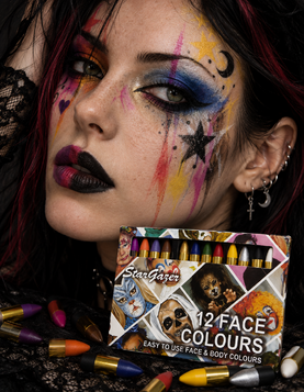 Set de 12 Crayons Maquillage Visage & Corps - Stargazer