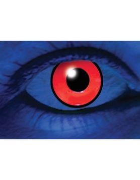 Lentilles gothiques 90 jours INNOVISION 'red fluo'