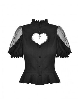 Chemisier DARK IN LOVE 'coeur sombre'