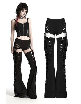 Pantalon modulable PUNK RAVE 'Tassel Rebellion'
