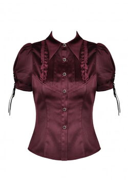 Chemisier bordeaux DARK IN LOVE