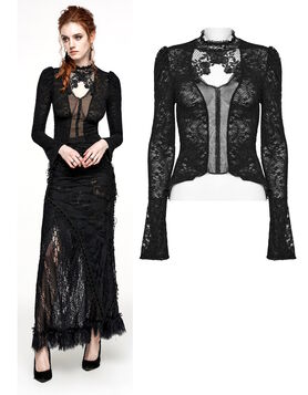 Haut Gothique Victorien Femme - Nocturnal Heiress - Punk Rave
