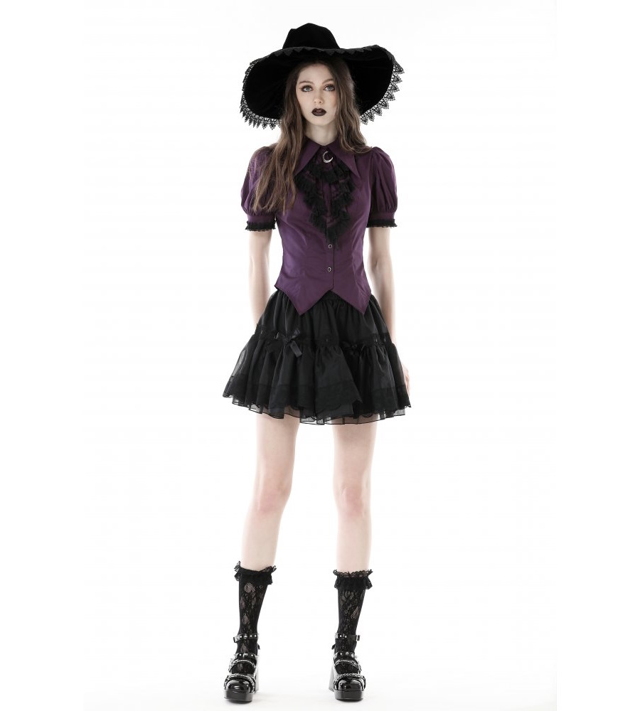photo n°4 : Chemisier violet DARK IN LOVE 'lune pourpre'
