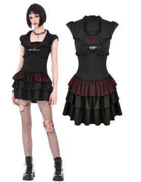 Robe Gothique Crimson Rhapsody - Dark in Love