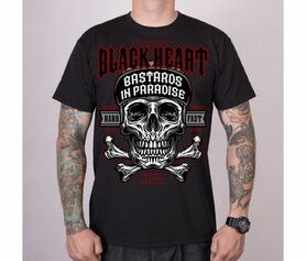 T-shirt homme BLACK HEART 'Bastards in Paradise'