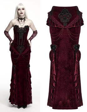 Jupe Gothique Victorienne Lady Carmilla - Punk Rave