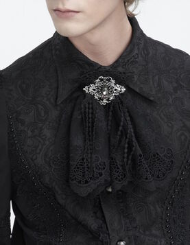 Jabot Gothique Dentelle - Nocturne Reliquary - Devil Fashion