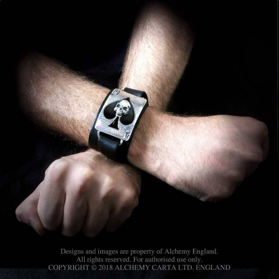photo n°3 : Bracelet ALCHEMY GOTHIQUE 'Ace of dead spades'