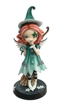 Figurine lutine sorcière 'i'll put a spell on you'