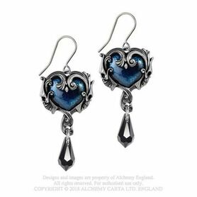 Boucles d'oreilles ALCHEMY GOTHIC 'affaire du coeur'