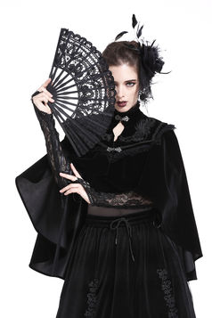 Eventail gothique DARK IN LOVE