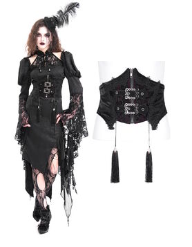 Serre-taille DEVIL FASHION 'Noeud Mortuaire'