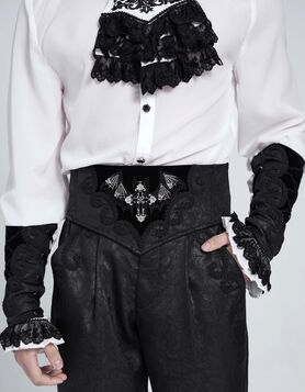 Serre-Taille Gothique Homme - Noctis Bat Sigil - Devil Fashion