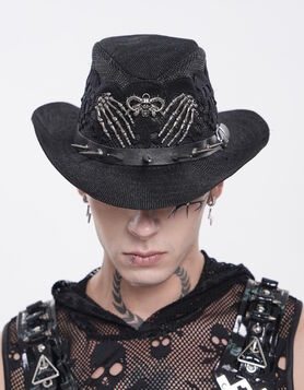Chapeau Gothique Homme Death Grip - Devil Fashion
