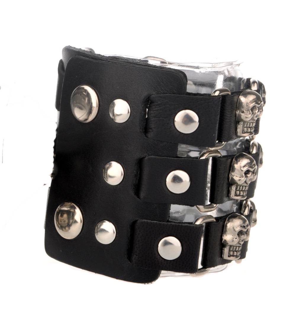 bracelet argent 925 crane tete de mort chaine pour homme femme - webid:2223