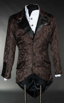 Veste steampunk brocarde