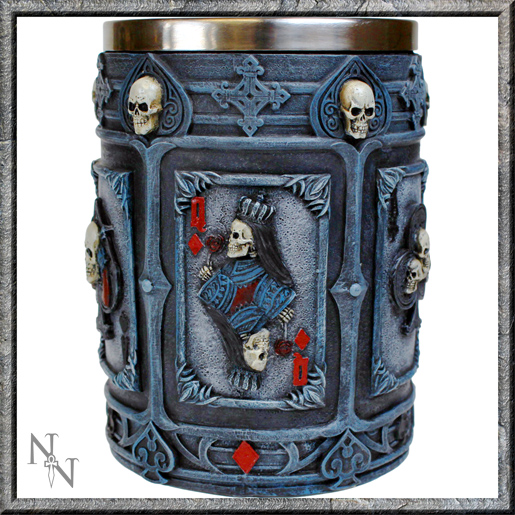 photo n°2 : Chope gothique en résine dead man's hand
