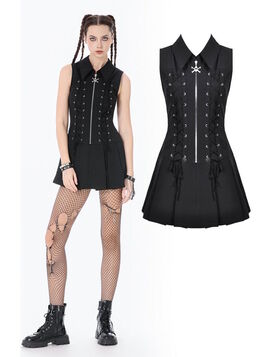 Robe Sans-Manches Discipline Noire - Dark in Love