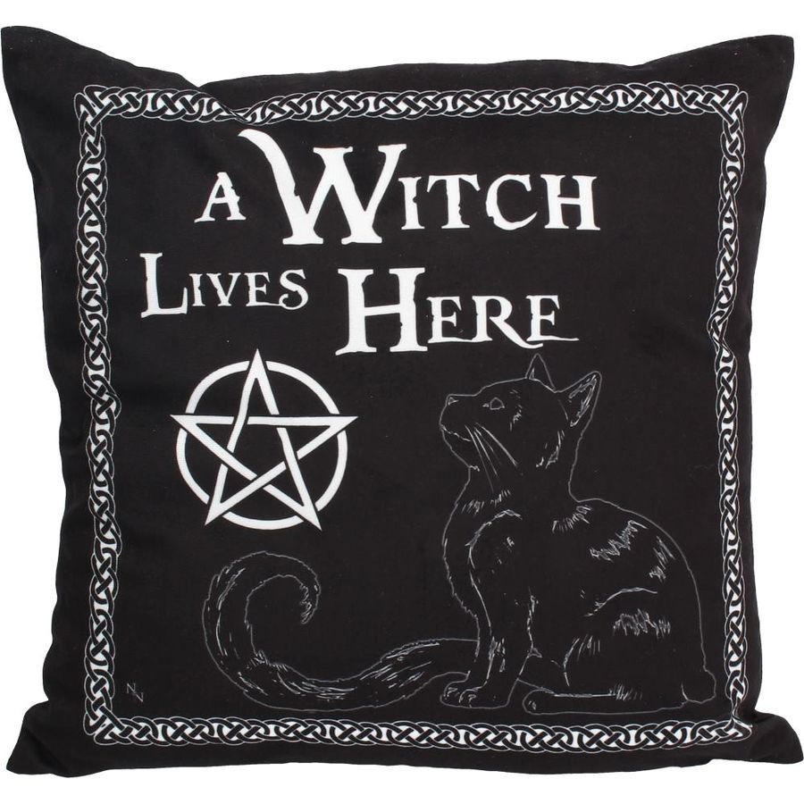 Coussin Gothique Noir De 40 Cm Avec Un Chat Style Malefique Coussin Gothique Noir De 40 Cm Avec Un Chat Style Malefique