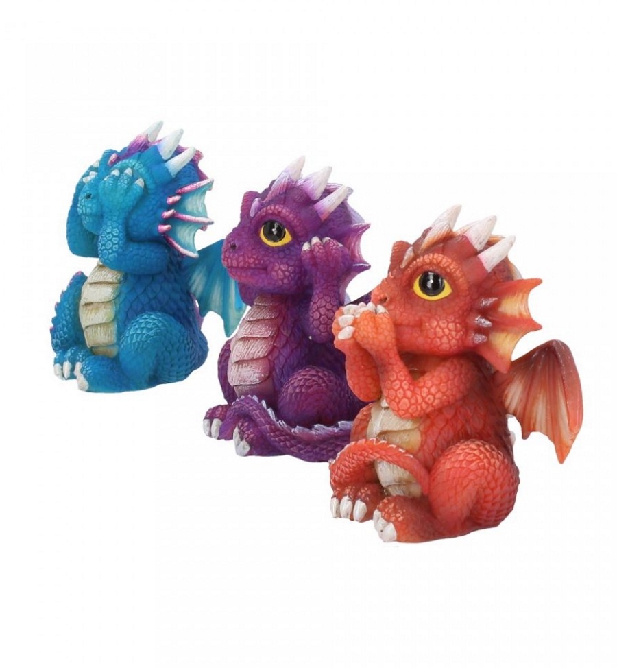 photo n°2 : Set figurines dragons de la sagesse