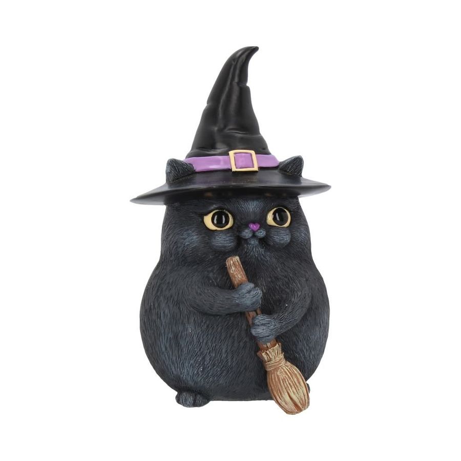 Figurine chat sorcière