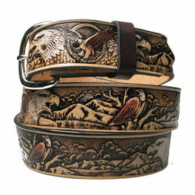 Ceinture cuir Biker 'Big Eagle'