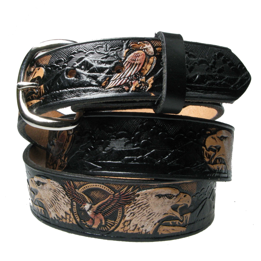 Ceinture homme cuir noire Montana - Maroquinerie en ligne