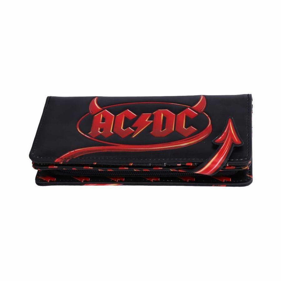 ÉTUI PORTEFEUILLE LIVRE LIVRE LIVRE EN CUIR TITRES AC/DC ACDC OFFICIELS  POUR TÉL