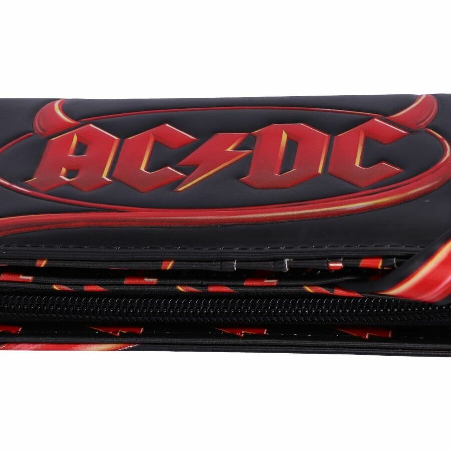 ÉTUI PORTEFEUILLE LIVRE LIVRE LIVRE EN CUIR TITRES AC/DC ACDC OFFICIELS  POUR TÉL