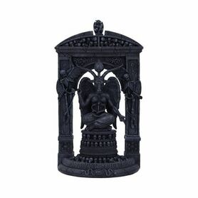 Figurine temple BAPHOMET en résine noire