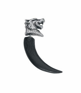 Boucle d'oreille ALCHEMY GOTHIC 'Wolf macht'