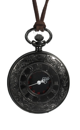 Montre baroque à gousset black edition