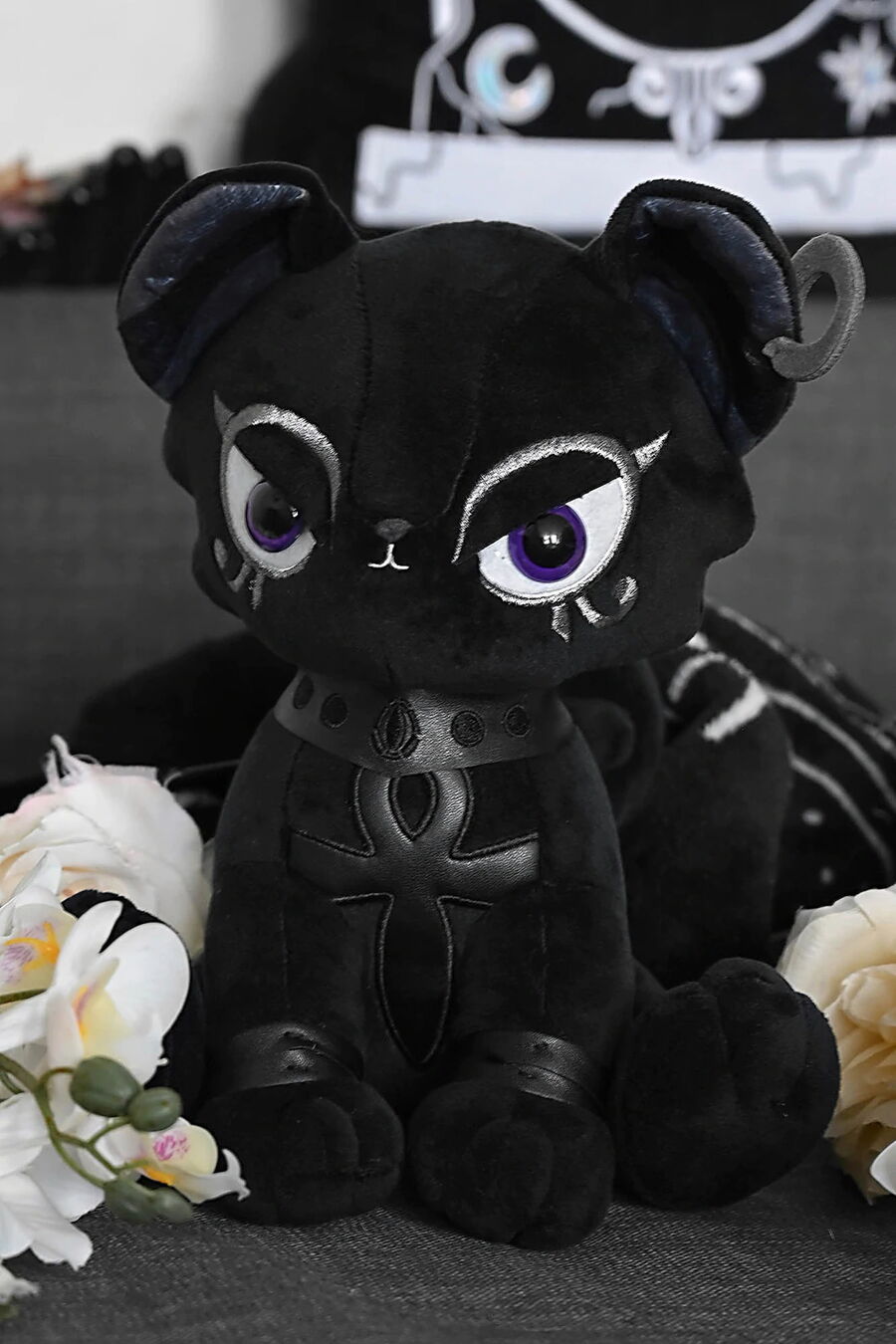 Peluche Dark Evil Stuffed Black Monsters Vampire Bat Anubis Hydra Bastet Le  rôle de la mythologie égyptienne ancienne Poupée douce Jouet pour enfants