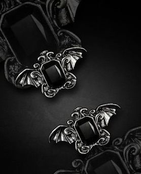 Barrettes gothiques 'bat clip'